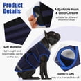 thumbnail image 4 of ROZKITCH Anxiety Relief for Dogs,Soft Adjustable Reflective Dog Anxiety Vest for Thunder,Fireworks,Separation and Vet Visit,Dog Shirts for Medium Dogs,NavyBlue,L, 4 of 9