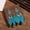 Hole blue, variant on Ethnic Eearrings Retro Earrings, Rice Bead Fringed Earrings