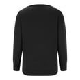 thumbnail image 3 of Sweaters for Women 2025 Deep V Neck Long Sleeve Cross Wrap Front Cable Knit Slim Jumper Tops Womens Pullover Sweaters, 3 of 6