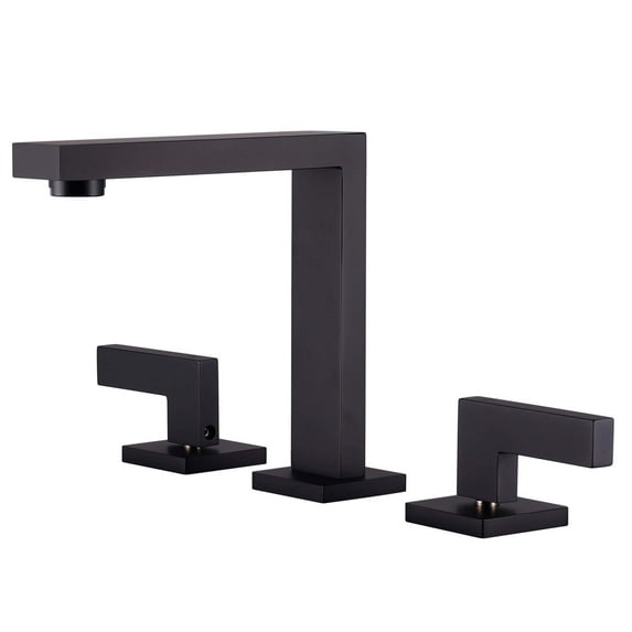 Fine Fixtures Square Bathroom Faucet, 8" Spread