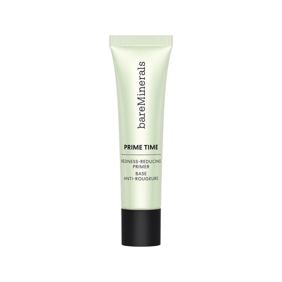 bareMinerals Prime Time Redness Reducing Primer, Face Primer, 1 oz