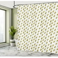 thumbnail image 4 of Ambesonne Abstract Shower Curtain, Vintage Thunder Bolts, 69"Wx84"L, Yellow Black White, 4 of 4