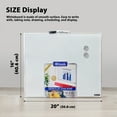 thumbnail image 2 of BAZIC Magnetic Dry Erase Board Aluminium Frame 16"x20", Whiteboard, 1-Pack, 2 of 7