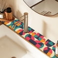 thumbnail image 2 of Yayeee Faucet Mat for Kitchen Sink 30" Diatomite Long Splash Guard Pad, Retro Geometric, 2 Pack, 2 of 7