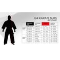 thumbnail image 4 of G4 Vision Karate Suit GI, Free White Belt, Athletic Uniform Set (Adult), 4 of 4