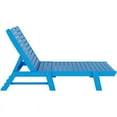 thumbnail image 4 of Paradise Adjustable Adirondack Plastic Outdoor Chaise Lounges (Set of 2), 4 of 9