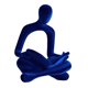 thumbnail image 5 of Estatua de pensador abstracto, figura humana, decoración novedosa, adorno decorativo de escritorio Azul, 5 of 9
