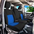thumbnail image 2 of For Dodge Ram 1500 2009-2018 & Ram 1500 Classic 2019-2025 Quad Cab FH Group Neoprene Custom Fit Car Seat Cover - Blue Front Seat, 2 of 4
