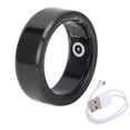 thumbnail image 2 of Fitness Tracker Smart Ring Multi Functional Stainless Steel IP68 Waterproof Step Counter Ring for Android 11, 2 of 5