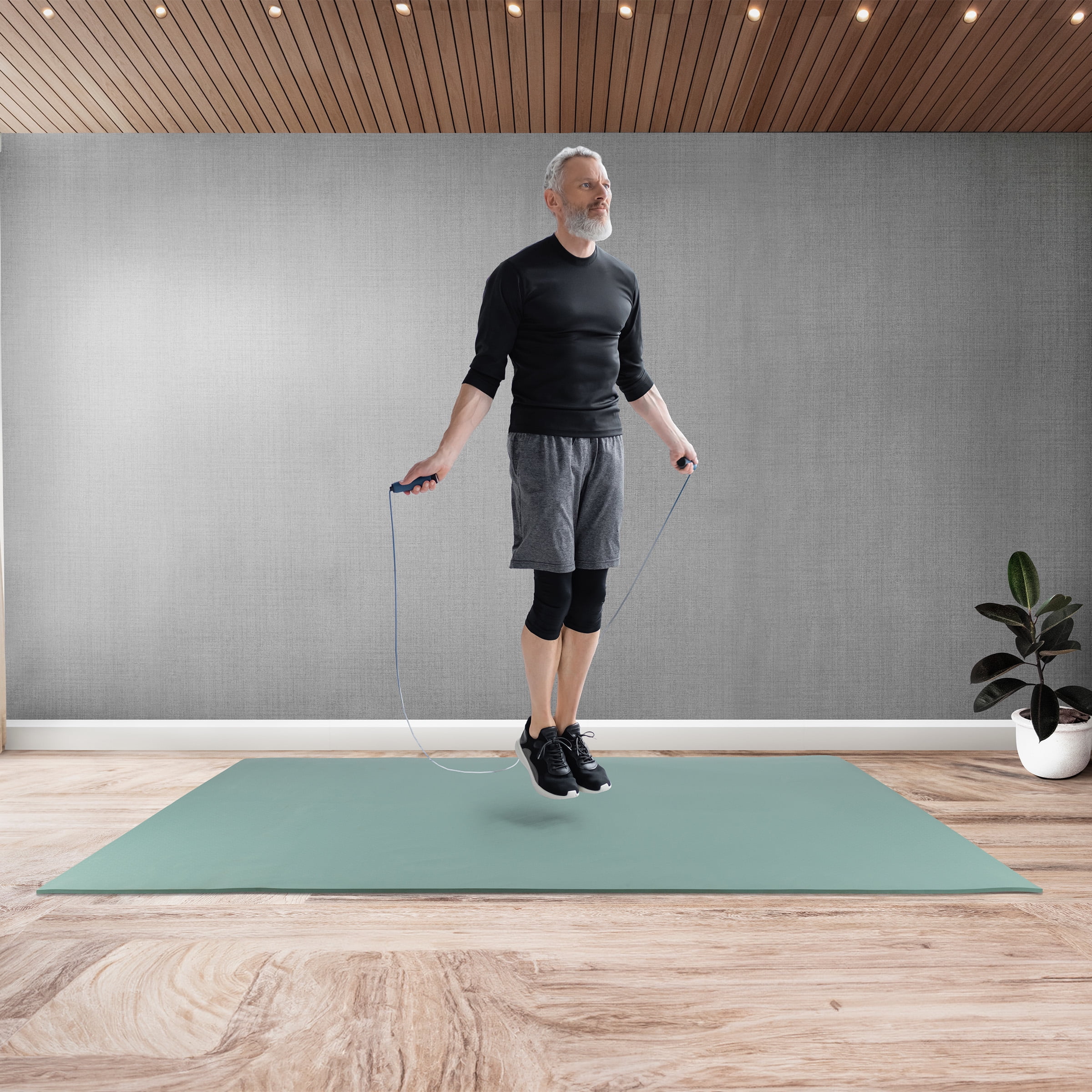 6 x 4 Large Yoga Mat - Mint