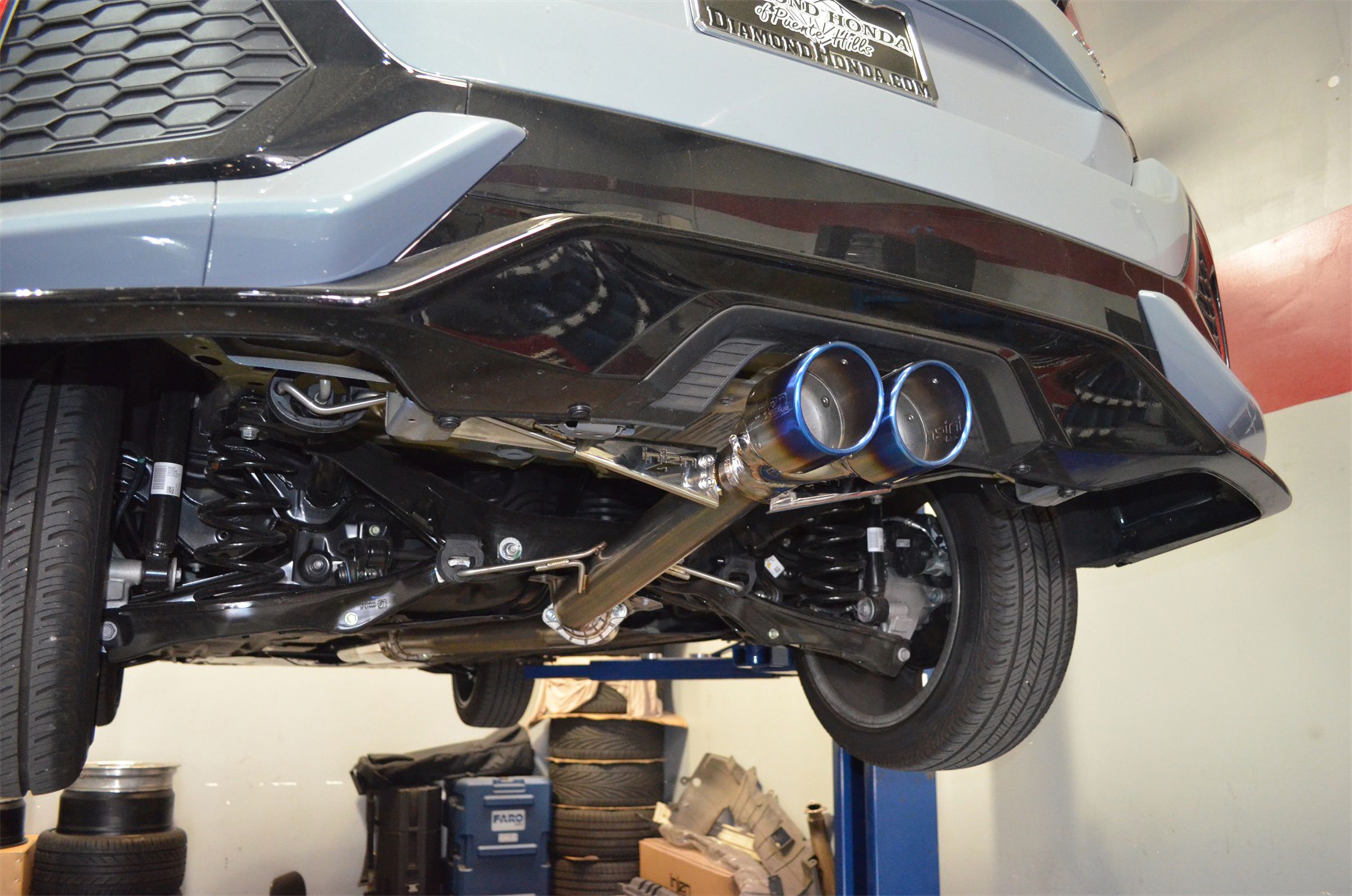 Injen 16-18 Honda Civic Hatchback 1.5T SS Cat-Back Exhaust w/ Titanium Tips Fits select: 2018-2021 HONDA CIVIC SPORT, 2017 HONDA CIVIC SPORT TOURING