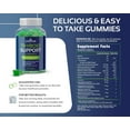 thumbnail image 5 of Thyroid Support Gummies for Women & Men – Non-GMO, Vegan, Gluten-Free, with Iodine, Kelp, Ashwagandha, Zinc, Selenium and More – Natural Apple Flavor Thyroid Gummies Supplement for Hypothryoidism, 5 of 10