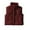#250-Red, variant on AUNVITO Kids Quilted Vest Winter Puffer Coat Boys & Girls 3-12Y Warm Nylon Spandex Matte Down Alternative Stand Collar Lightweight 290g