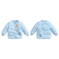 thumbnail image 1 of DPTALR Veste Matelassée Col Baseball Ours Garçons Filles Hiver, 1 of 4