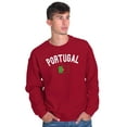 thumbnail image 5 of Portugal Country Flag Soccer Fan Pride Sweatshirt for Men or Women Brisco Brands M, 5 of 5