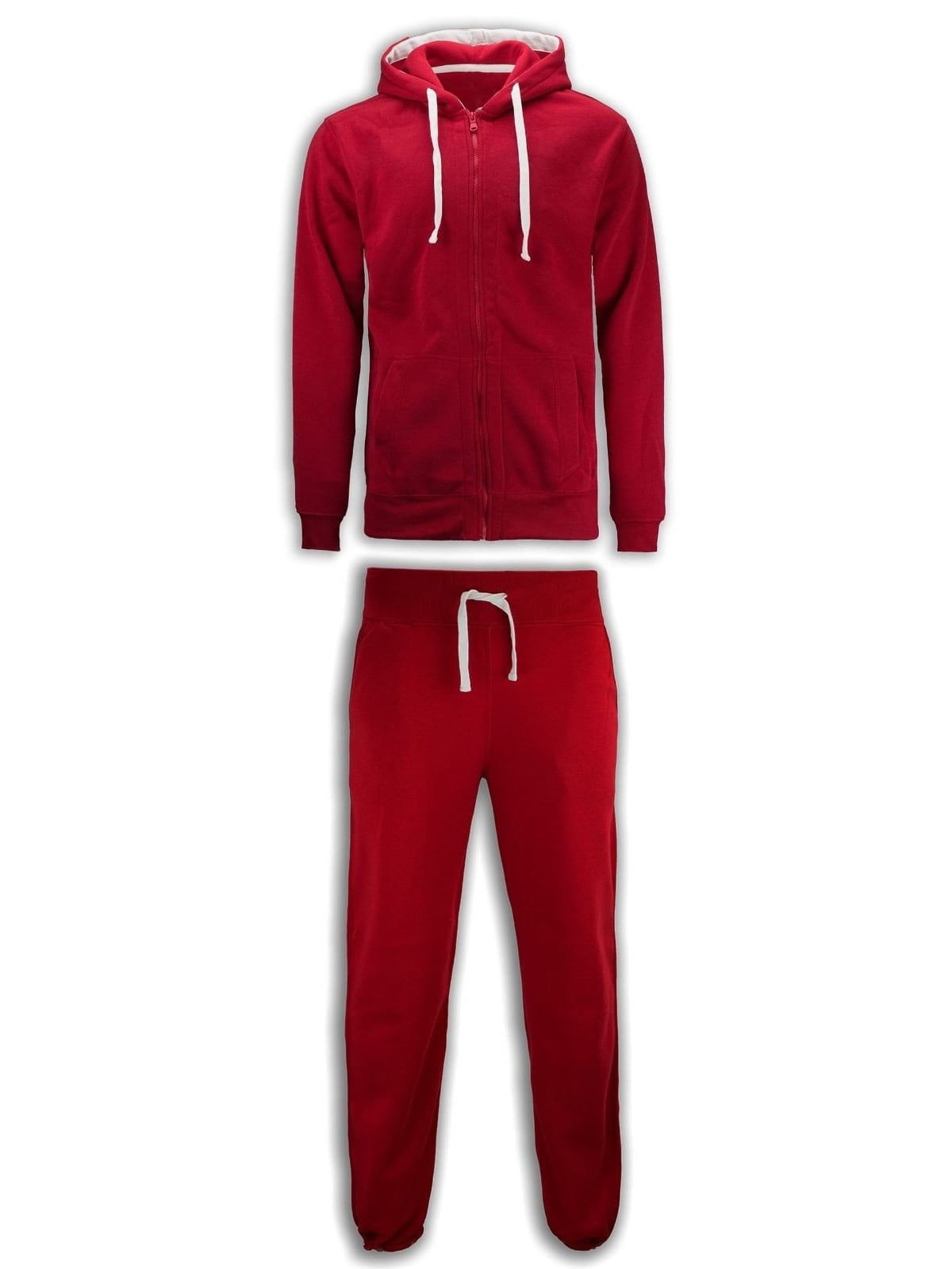 mens red sweatsuit