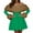 A-Green, variant on Cnbwig Red Christmas Dresses for Women Cozy Faux Boat Neck One Shoulder Party Dress Elegant Holiday Swing A Line Midi Outfit Gatherings Xmas Dresses A-Black L