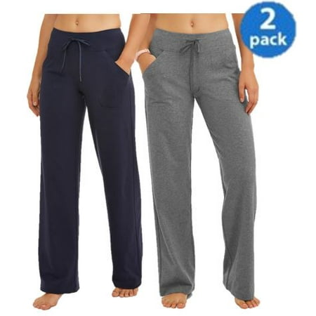 Athletic Works Relaxed Fit Pant in Regular and Petite 2-Pack