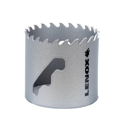 Lenox 2" Diam, 1-1/2" Cutting Depth, Hole Saw Carbide-Tipped Saw, Toothed Edge