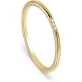thumbnail image 2 of Anillos apilables de oro, anillos de banda fina, anillos de oro delicados para mujer, anillos apilables con circonita cúbica martillada, anillos chapados en oro de 14 quilates para adolescentes y niña, 2 of 4