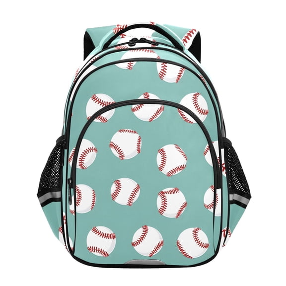 ALAZA Baseball on Blue School Backpack Elementary Bag Bookbag Travel Rucksack