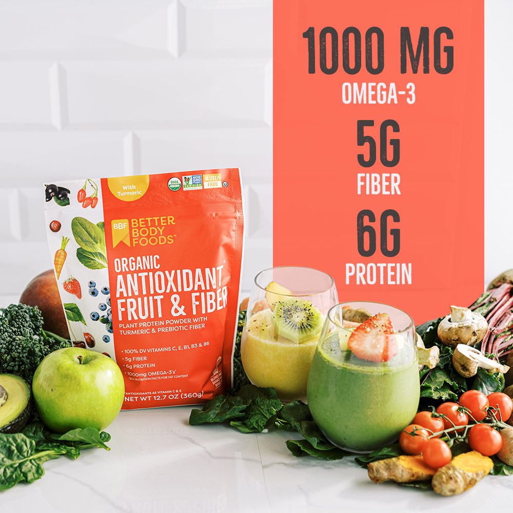 BetterBody Foods Antioxidant Fruit & Fiber Powder, 12.7 oz, Pack of 1 - image 5 of 9