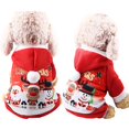 thumbnail image 1 of Ropa para mascotas Cachorro Gato Perro Sudadera con capucha Navidad Invierno Ropa cálida - Rojo XL-dontodent Kuyhfg Sin marca, 1 of 2