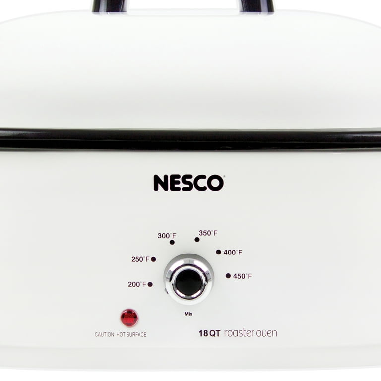 Nesco MWR18-47 Electric Roaster, standard, Silver