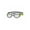 Black/Green, variant on Zoggs Predator Swim Goggles, White with Smoke Lens, Regular Fit