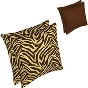 Nature's Wild Cocoa Square Pillow