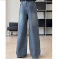 thumbnail image 6 of THJRPQJFD Boys Size 10 Jeans 90s Jeans High Waisted Wide Leg Jeans Cargo Pants Deal of the Day Prime Today 8 Year Old Girl Birthday Gift Baby Clothes, Blue 9-10 Years, 6 of 9