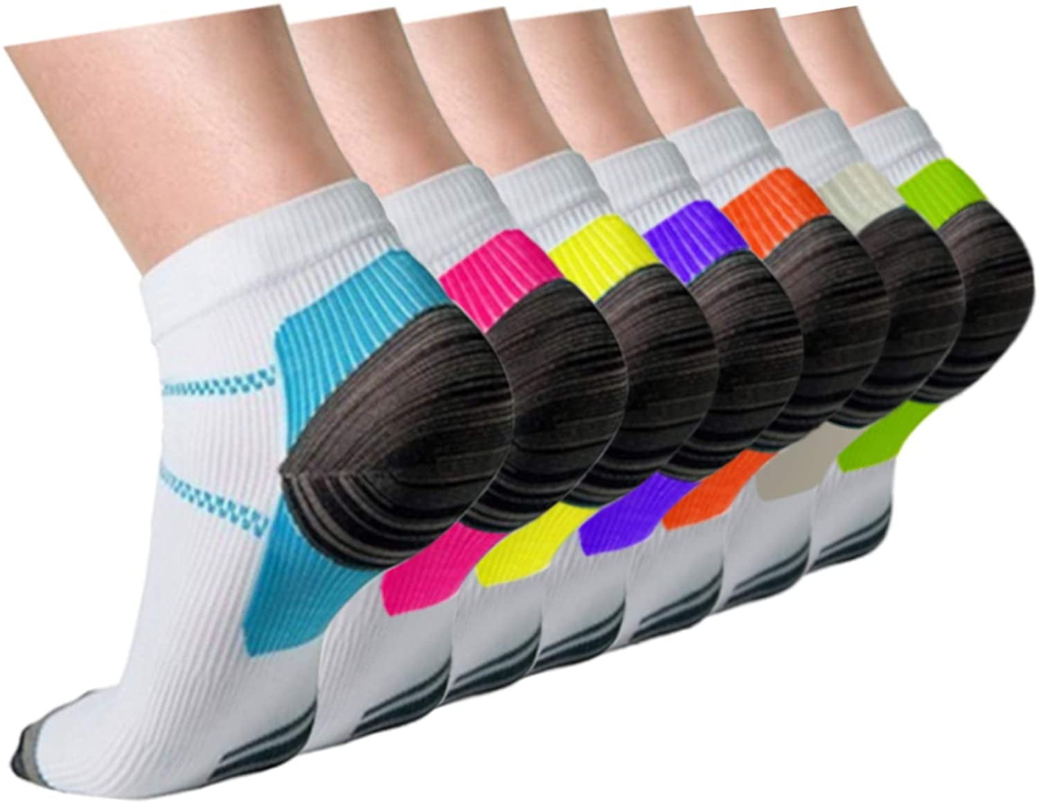 Compression Sock Relief Calf Leg Foot Support Brace Stockings Men&Women S-2XL 