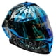 thumbnail image 2 of Casco Abatible Alebrije Gris Revo Azul L, 2 of 5