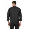 thumbnail image 6 of MONK ITALY Men's Multi-Color 3/4 Sleeve Single Breasted Chef Coat, Sizes XS-6XL, 6 of 7