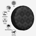 thumbnail image 6 of Kll Black Poker Tire Cover,Universal Wheel Tire Cover For Trailer, Rv, Suv, Truck,Camper And Many Vehicle,(17 Inch), 6 of 7