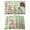 Green, variant on Easter Bunny Gnomes Placemats Set of 4, Spring Easter Eggs Floral Sage Green Plaid Placemats for Dining Table, Place Mats for Kitchen Tabletop, Waterproof Wipeable Dining Table Mats Set
