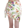 thumbnail image 5 of Zufioo Birds And Flowers Print Women's Beach Short Wrap Skirt, Short Quick-drying Wrap Skirt, Swimsuit Cover-up Sun Protection Cape, Suitable for Beach, Pool-One Size, 5 of 7