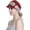 Burgundy Plum Blossom, variant on Breathable  Hat and Scarf Set Chemo Headwear for Women