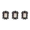 thumbnail image 3 of Maytalsory Decorative Flower Photo Frame Wedding Home Decor Desktop Picture Frame good quality Black 3Set, 3 of 6