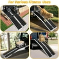 thumbnail image 4 of Telyswee 2-10 FT Portable Wheelchair Ramp, Wheel Chair Ramps for Homes with Transit Plate, Aluminum Wheelchair Ramp with Non-Skid Surface and Reflective Strips, Weight Capacity Up to 600 Lbs, 4 of 6