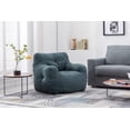 thumbnail image 5 of Sumdeal Soft Tufted Foam Bean Bag Chair For Adults, Fluffy Lazy Sofa Teddy Fabric Bean Bags Comfy Couch, Stuffed Bean Bag Sofa Reading Chair Lounge Chair for Bedroom, Living Room, Apartment, Green, 5 of 8