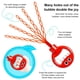 thumbnail image 4 of 32 Agujeros Cinco Garras Bubble Stick Soplando Burbujas Juguete para () Rojo, 4 of 7