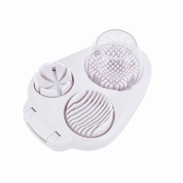shyuyusa Multifunctional Manual Fresh Produce Processor, Integrated Slicing Dicing Cutting Structure, Food Safe Material, Practical Kitchen Gadget for Egg Fruit and Vegetable Preparation