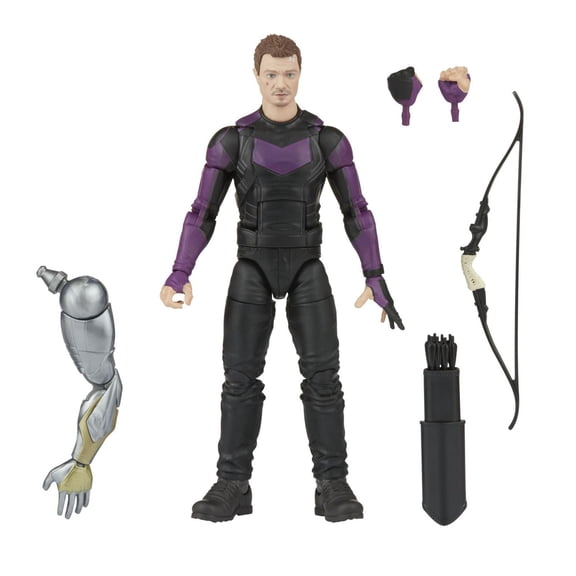 Marvel Legends Series MCU Disney Plus Marvel’s Hawkeye Action Figure 6-inch Collectible Toy, 4 Accessories and 1 Build-A-Figure Part