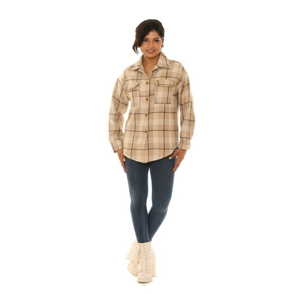 Shoreline's Detachable Hoodie Plaid Shirt