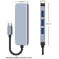 thumbnail image 2 of Estación de acoplamiento inteligente 4 en 1 adaptador de concentrador USB 3.0 tipo C para portátiles MacBook Ndcxsfigh Para estrenar, 2 of 4