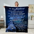 thumbnail image 2 of to My Nephew Blanket from Aunt Uncle, Lion Blanket for Nephew, Nephew Gifts from Uncle, Nephew Birthday Christmas Idea Gifts, Uncle to Nephew Super Soft Flannel Throw Blanket, 2 of 9