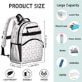 thumbnail image 3 of Fun School Backpack Adjustable Padded Straps Chest Strap Water-Resistant Bookbag For Elementary Students, 3 of 6