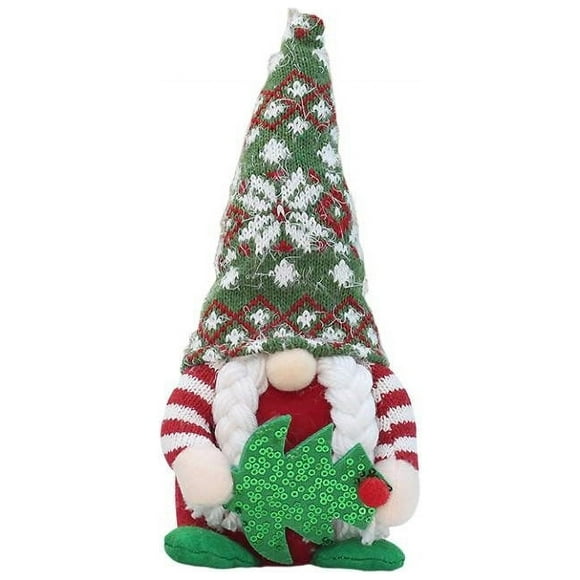 Christmas Knitted Fabric Pointed Hat Faceless Doll Dwarf Gnome Decorative Ornaments