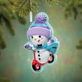 thumbnail image 2 of Snowman on Scooter Ornament, Crafted With 100% Durable Resin, Holiday/Chrisas Décor - Measures 4 1/4" Long x 2 3/4" Wide x 1/2" High, 2 of 3